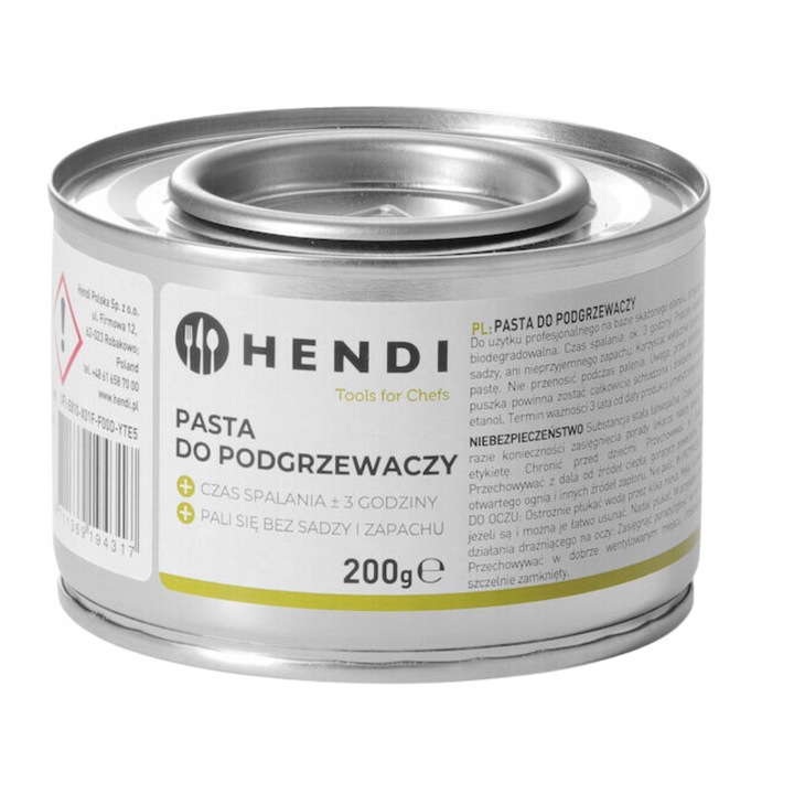 Podgrzewacz pasta do podgrzewacza Hendi 200 gr