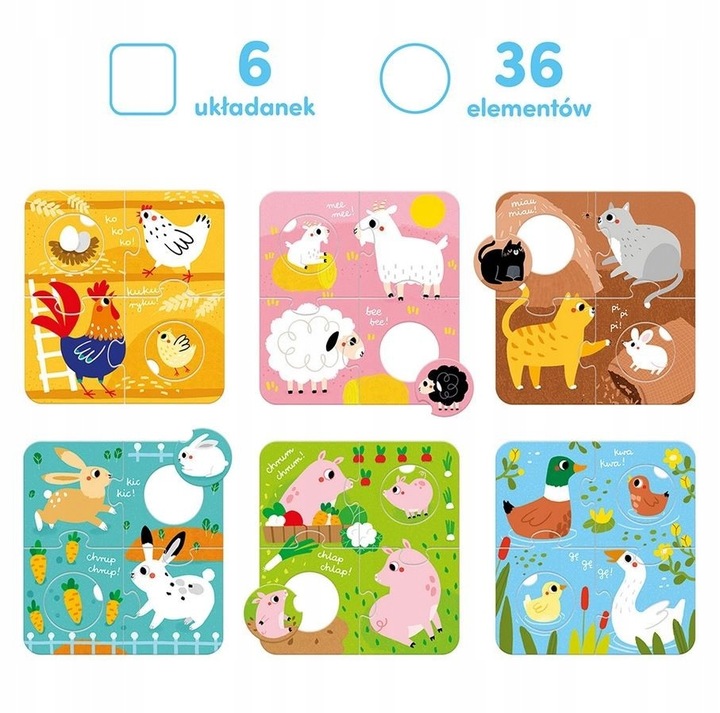 Puzzle CzuCzu 36 elementów Wieś 491521