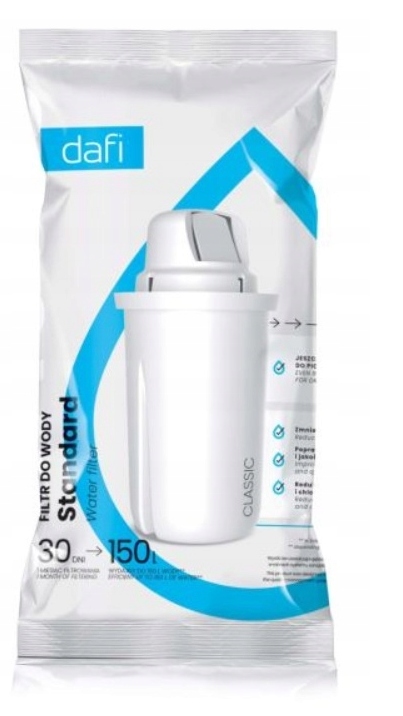 Dzbanek filtrujący Dafi ATRIA 2,4 l biały + 2 Wkłady Classic