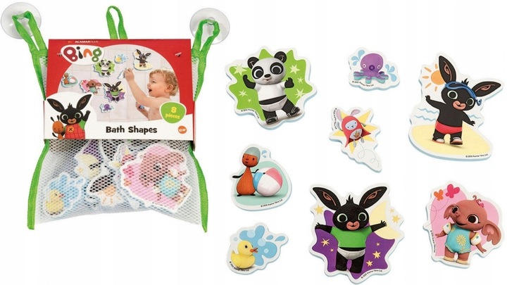 Bing Piankowe Puzzle do kąpieli 8 elementów 10m+