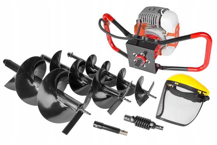 WIERTNICA GLEBOWA ŚWIDER SPALINOWY DO GLEBY ZIEMI 3 WIERTŁA PRZEDŁUŻKA MOC