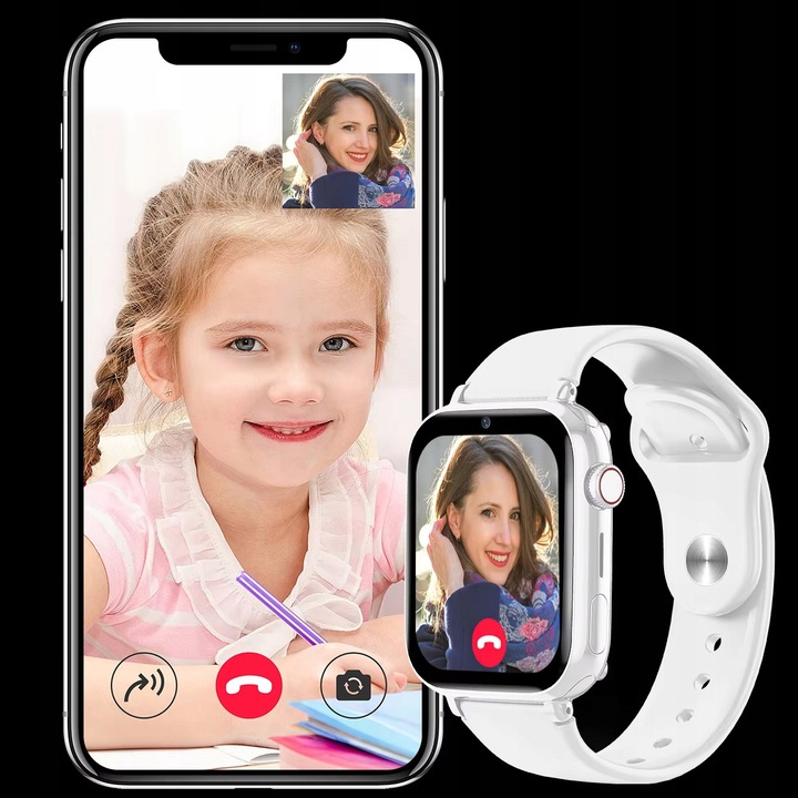 ZEGAREK SMARTWATCH YOUNG SIM PL LOKALIZATOR GPS + WIFI + LBS SIEĆ 4G