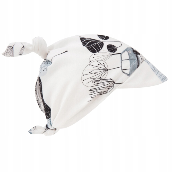 CHUSTKA BAMBUSOWA Z DASZKIEM ODDYCHAJĄCA 0M+