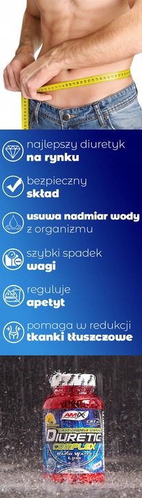 DIURETYK usuwanie wody z organizmu MEGA SKUTECZNY