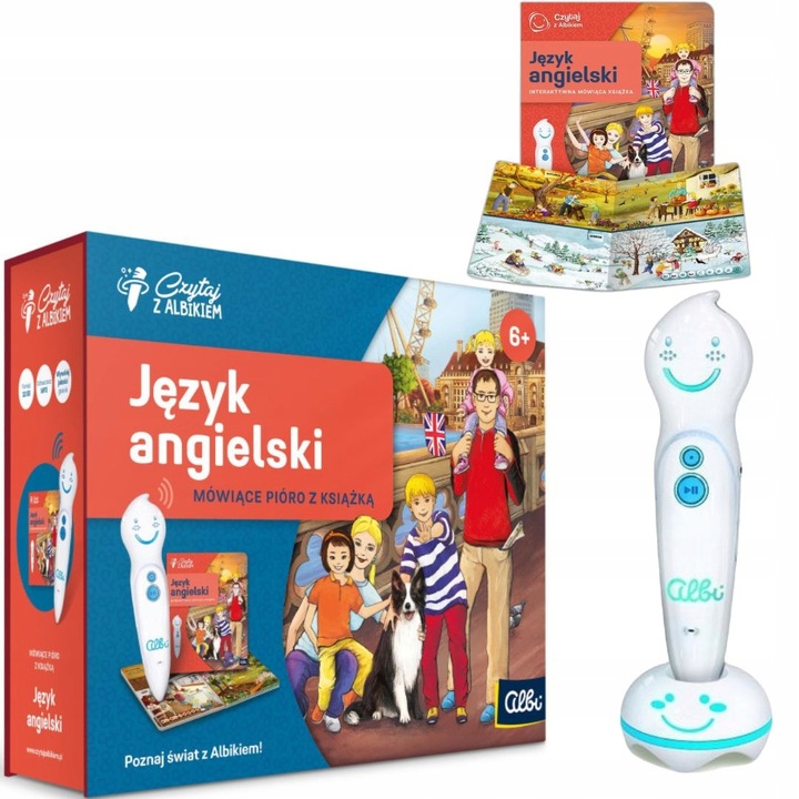 Czytaj Z Albikiem JĘZYK ANGIELSKI Zestaw z mówiącym piórem