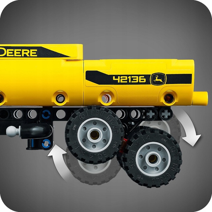 ZESTAW KLOCKÓW LEGO TECHNIC CIĄGNIK Z WYWROTKĄ PRZYCZEPKĄ TRAKTOR JOHN DEER