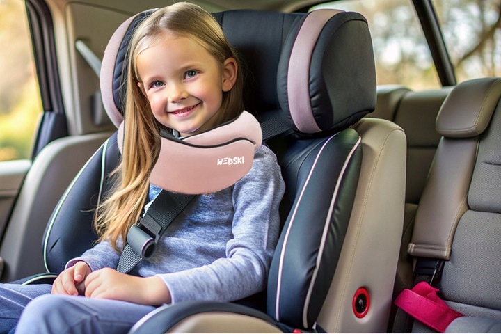 WYGODNA PODUSZKA ROGAL NA SZYJE MEMORY PIANKA PODRÓŻNA ZDEJMOWANA PODSZEWKA