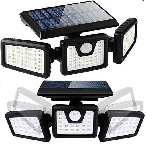 LAMPA Z PANELEM SOLARNA ULICZNA HALOGEN LED SMD