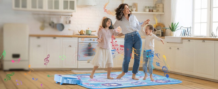 MATA DO TAŃCZENIA MUZYCZNA TANECZNA DLA DZIECI GRA INTERAKTYWNA TAŃCA ZABAW