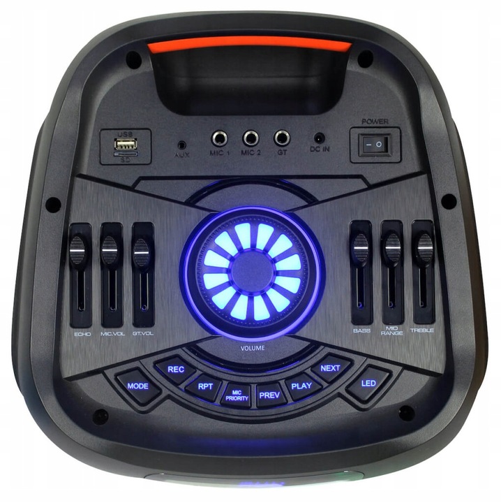 GŁOŚNIK PRZENOŚNY BLUETOOTH KARAOKE MANTA MIKROFON