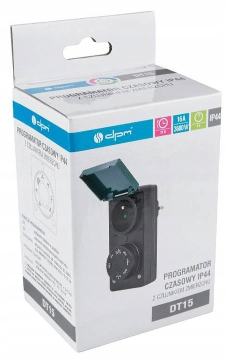 Programator czasowy analogowy z czujn. zmierzchu