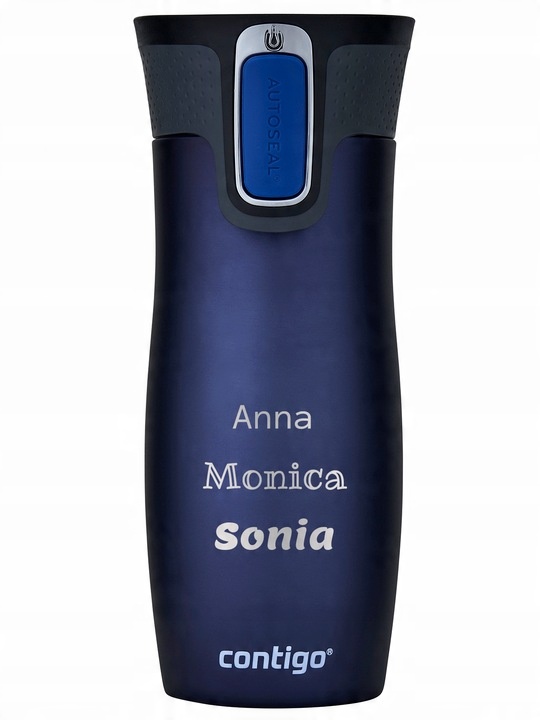 Kubek termiczny z grawerem prezent/personalizowany Contigo West Loop-granat