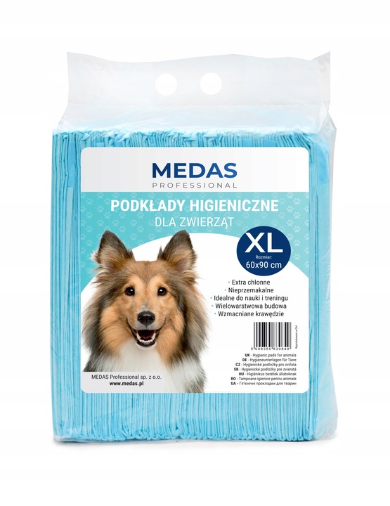 PODKŁADY MATY PSA PSÓW NAUKA SIKANIA 60x90 50 szt