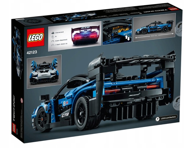 KLOCKI LEGO TECHNIC MCLAREN SENNA GTR SAMOCHÓD AUTO PREZENT