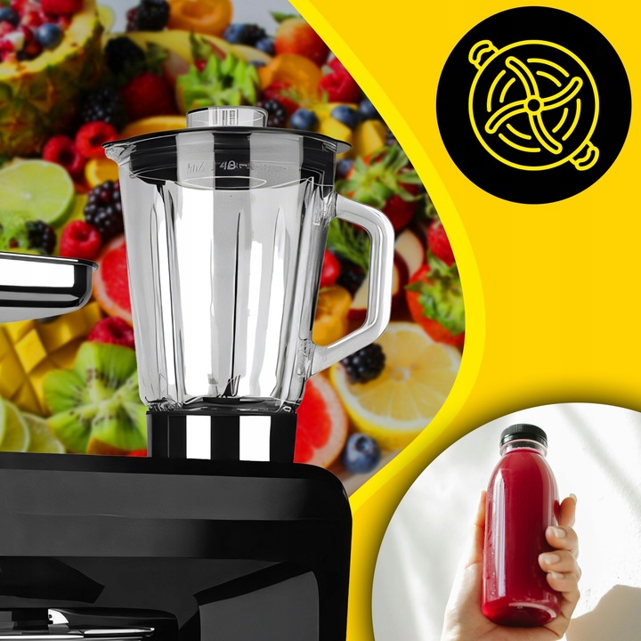 ROBOT KUCHENNY PLANETARNY Z MISĄ BLENDER MASZYNKA DO MIĘSA MIKSER 5w1 3200W