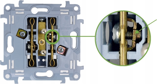 SIMON 10 ŚCIEMNIACZ NACISK-OBROT DO LED ŚCIEMNIALNYCH BIAŁY CS9LA.01/11