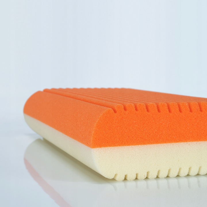 Poduszka podróżna, turystyczna pianka memory JOHNNY ADVENTURE SZARA KRATA