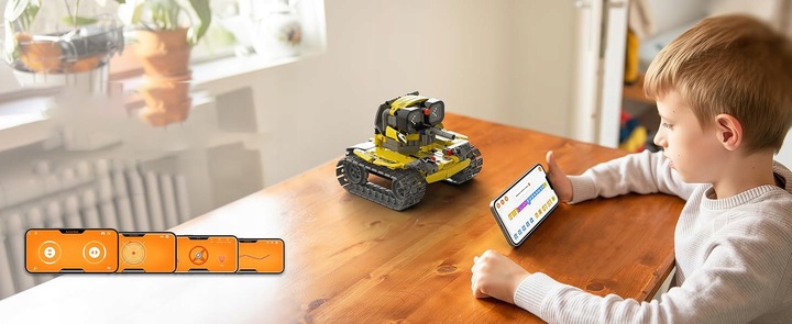 ROBOT PROGRAMOWALNY STEROWANY INTERAKTYWNY KONSTRUKCYJNY APP I PILOT 3W1