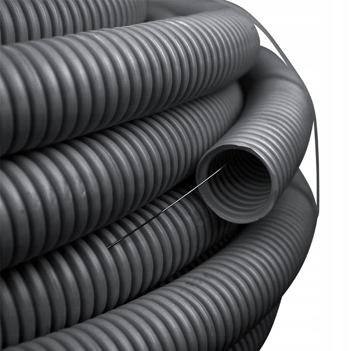 RURA KARBOWANA PESZEL Z PILOTEM FI 25MM 750N PVC 25 METRÓW