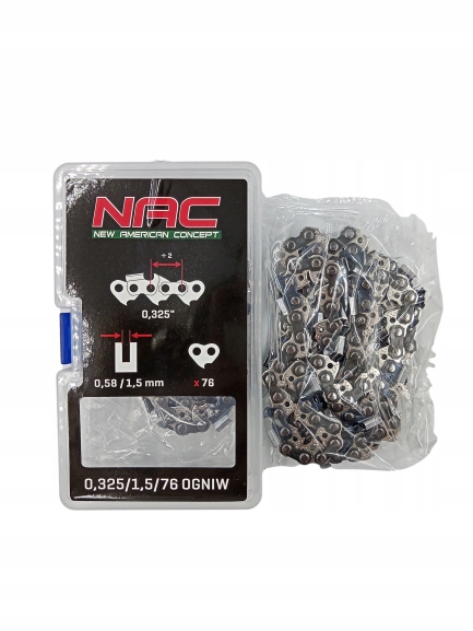 ŁAŃCUCH 20" NAC 76 OG 0,325 X 1,5 CST61-50AC