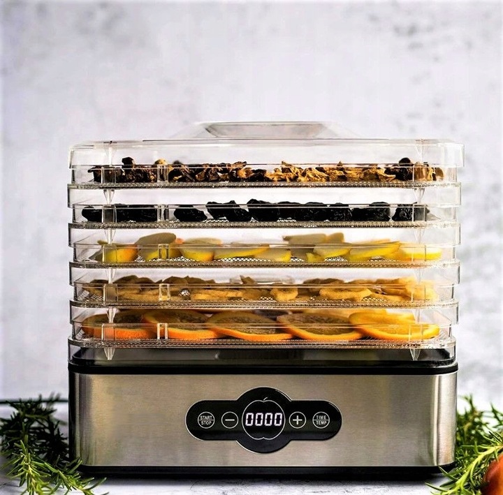 SUSZARKA DO GRZYBÓW OWOCÓW WARZYW SPOŻYWCZA DUŻA STALOWE SITA 500W ŻYWNOŚCI