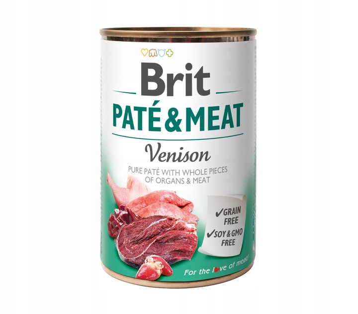 Brit Pate Meat MIX Smaków Mokra Karma dla Psa 12x400g