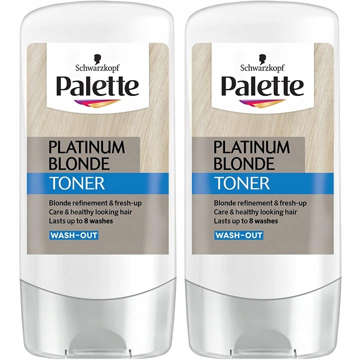 Palette Platinum Blonde Toner do Włosów 2x150ml