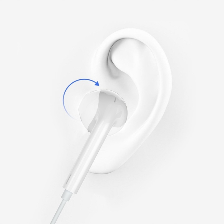 UNIWERSALNE PRZEWODOWE SŁUCHAWKI DOUSZNE USB-C Z PILOTEM | PRESTICO