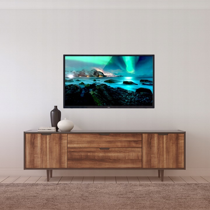 SMART TV TELEWIZOR LED DVB-T2 HD 32" AKAI LT-3233SM Wi-Fi NETFLIX YOUTUBE