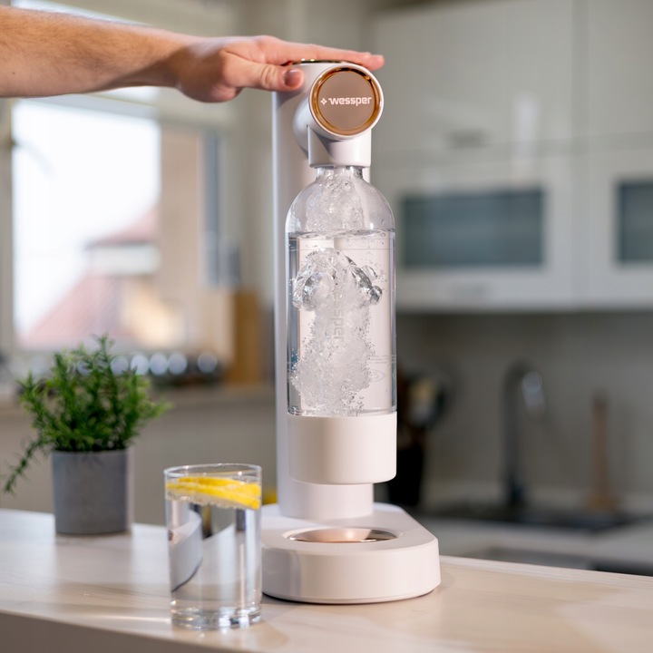 SATURATOR WODY GAZOWANEJ WESSPER SODA MAKER CYLINDER CO 2 BUTELKA NA WODĘ
