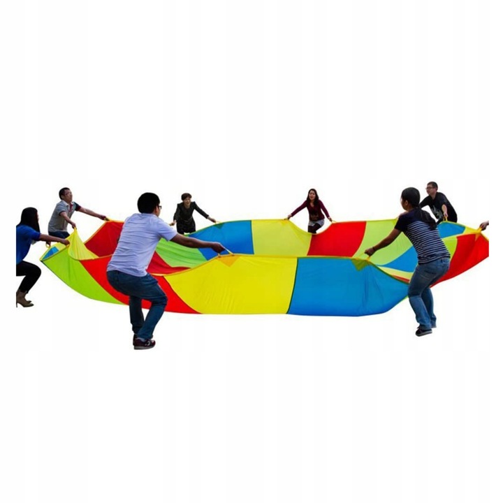 PROFESJONALNA CHUSTA ANIMACYJNA 2m SPADOCHRON + FUTERAŁ