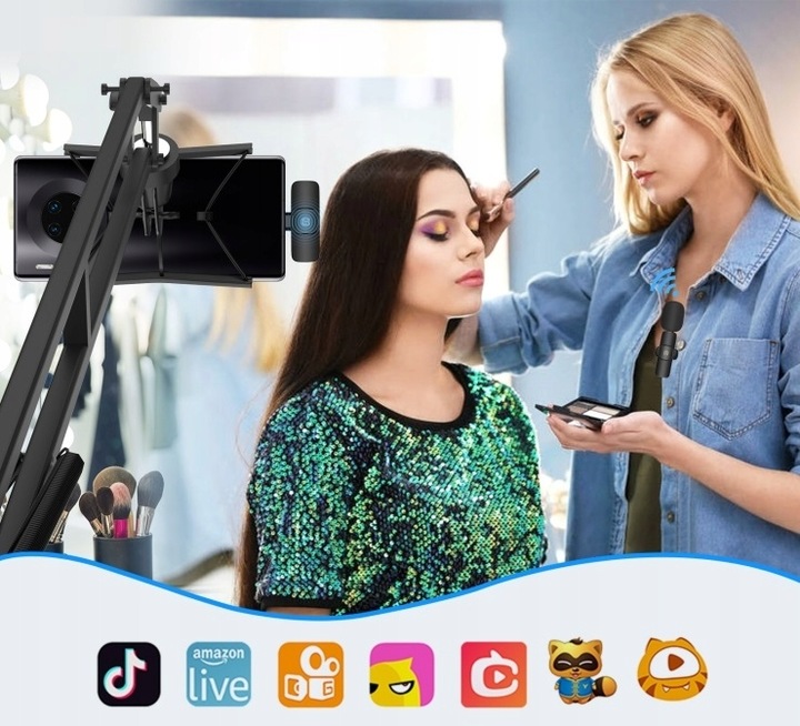 Bezprzewodowy Mikrofon Krawatowy na USB C PULUZ PU3082B