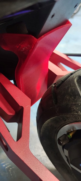 Osłona amortyzatora CZERWONA Motus 10 pro Sport 2021 | Techlife x8