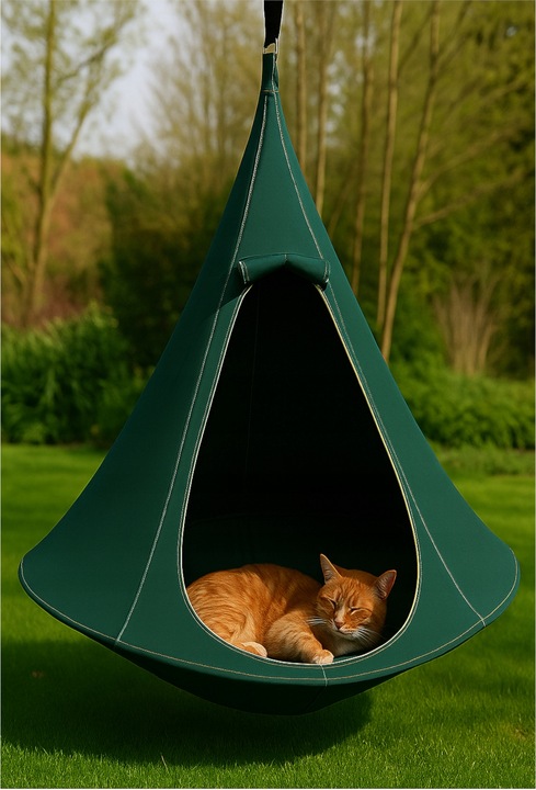 KOKON WISZĄCY NAMIOT HAMAK HUŚTAWKA GNIAZDO DO OGRODU POKOJU 100x110 INNY