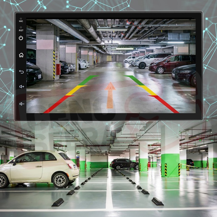 RADIO SAMOCHODOWE 2DIN MULTIMEDIALNE ANDROID USB WiFi GPS KAMERA COFANIA