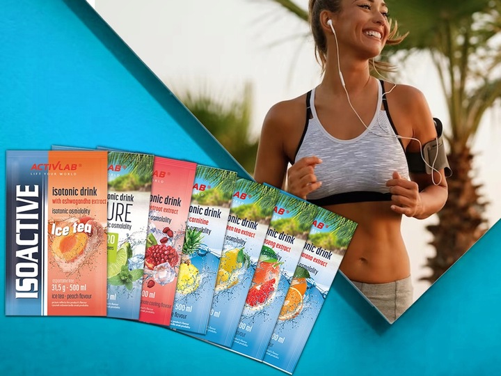 ACTIVLAB ISOACTIVE ISOTONIC x18 MIX SMAKÓW NAPÓJ IZOTONICZNY IZOTONIK