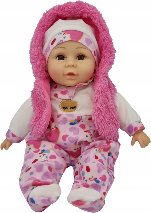 LALKA BOBAS MÓWI I ŚPIEWA POLSKI 35CM + Butelka_73