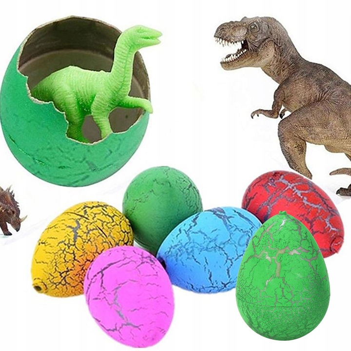 48x MAGICZNE JAJKO WYKLUWAJĄCY SIĘ DINOZAUR NIESPODZIANKA ROSNĄCY W WODZIE
