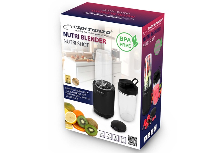 BLENDER KIELICHOWY DO KOKTAJL SMOOTHIE 6W1 BUTELKI