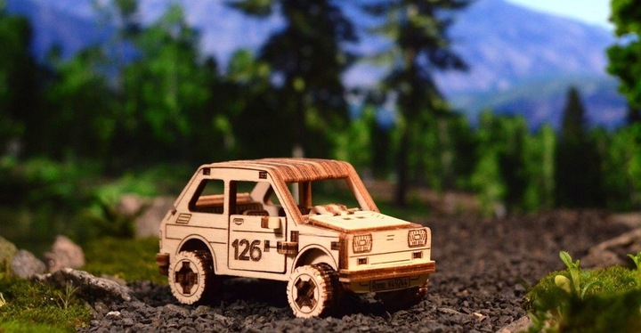 PUZZLE 3D MODEL DO SKLEJANIA TYPU MALUCH 126P