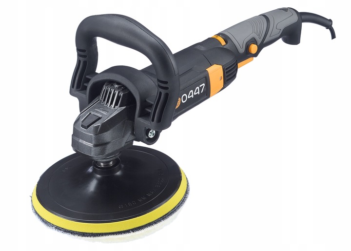 POLERKA SAMOCHODOWA SZLIFIERKA z REGULACJA OBROTÓW 2600W + 4x GĄBKA MP0447