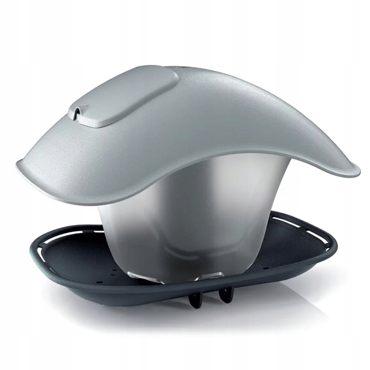 KARMNIK dla PTAKÓW zimujących Domek z Daszkiem Birdyfeed Square ANTRACYT