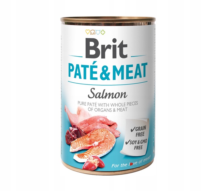 Brit Pate Meat MIX Smaków Mokra Karma dla Psa 12x400g