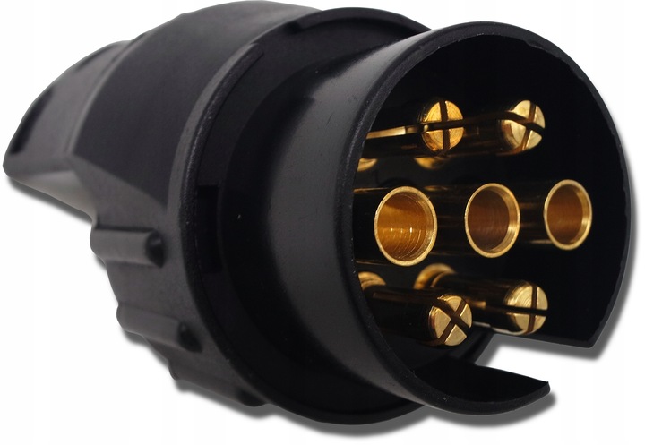 TESTER MIERNIK GNIAZDA WTYCZKI PRZYCZEP 9V 7 13 PINÓW +BATERIA I 2 ADAPTERY