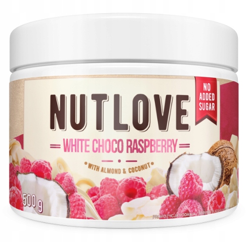 Krem biała czekolada-malina Allnutrition Nutlove White Choco Raspberry