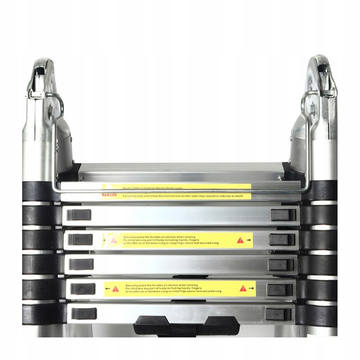 DRABINA ALUMINIOWA TELESKOPOWA PRZEGUBOWA 4.4 M (2 x 220 cm ) 2 x 7 STOPNI