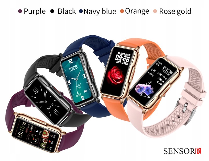 ELEGANCKI ZEGAREK DAMSKI SMARTWATCH SMARTBAND PL