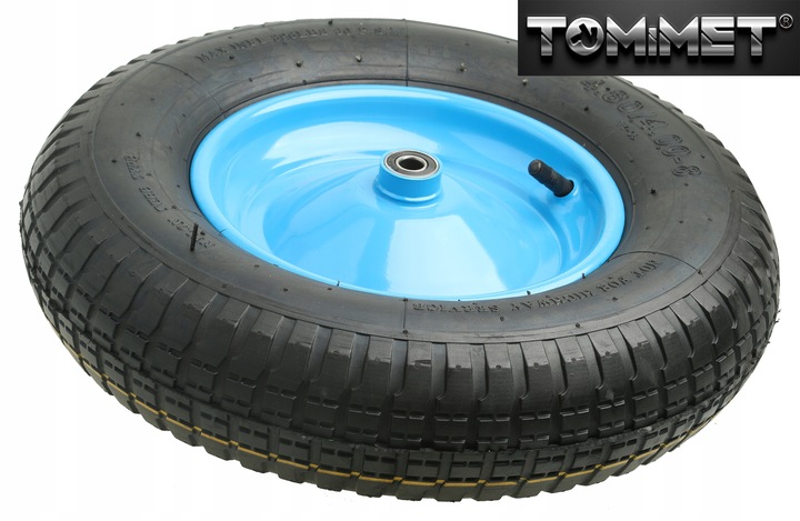 KOŁO KÓŁKO DO TACZKI TACZEK WÓZKA 4.80/4.00-8 2PR + OŚKA