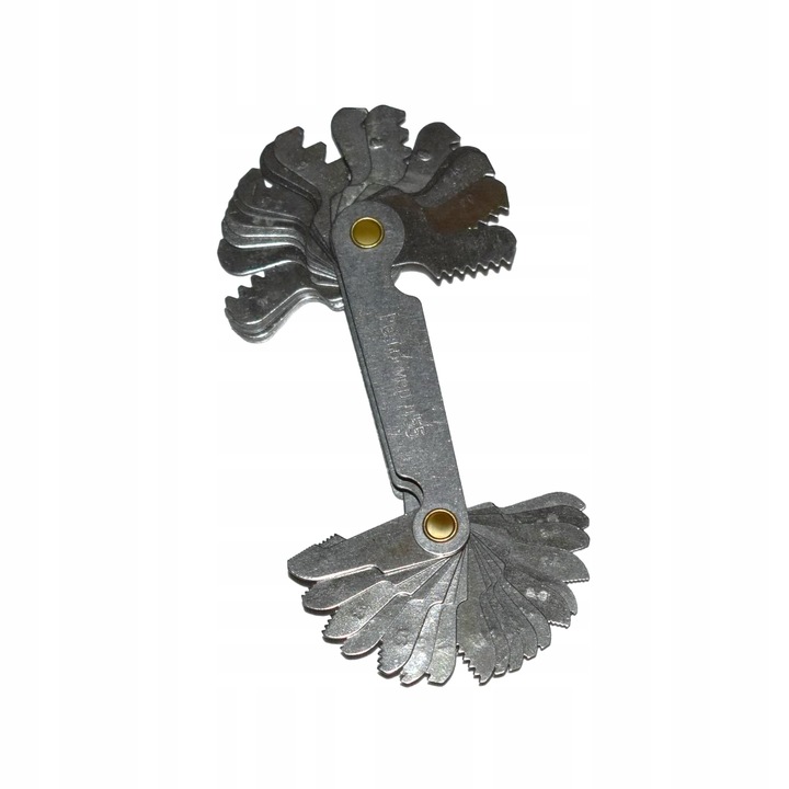 Gwintomierz MWGa 60 - MWPa A 55 (40 grzebieni) - precyzyjny wzornik gwintów