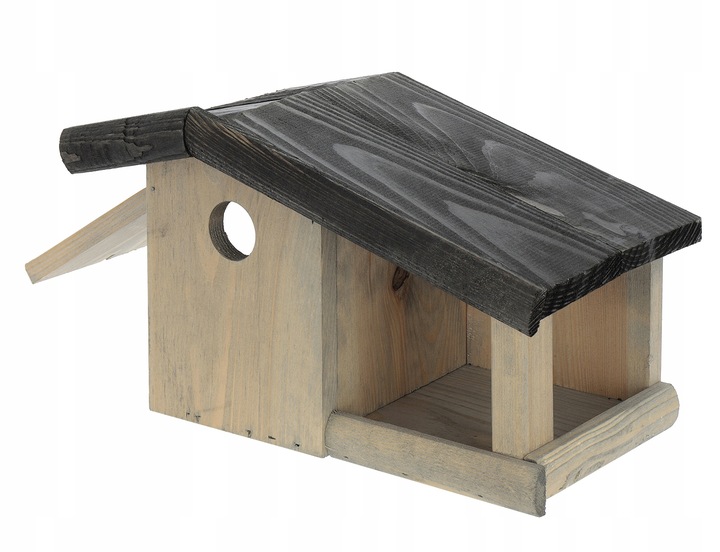 Drewniana Budka lęgowa dla ptaków, karmnik, domek